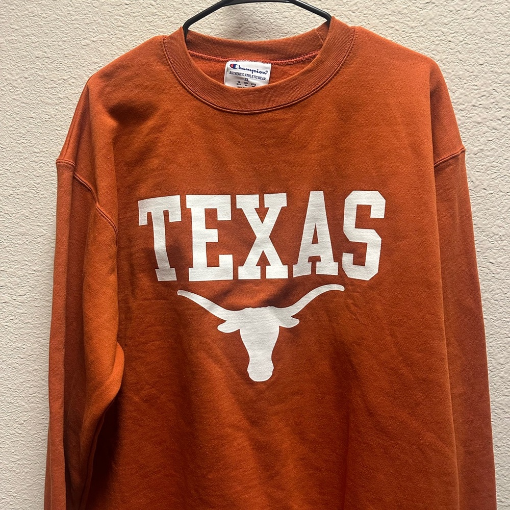 Champion Burnt Orange Texas Sweatshirt